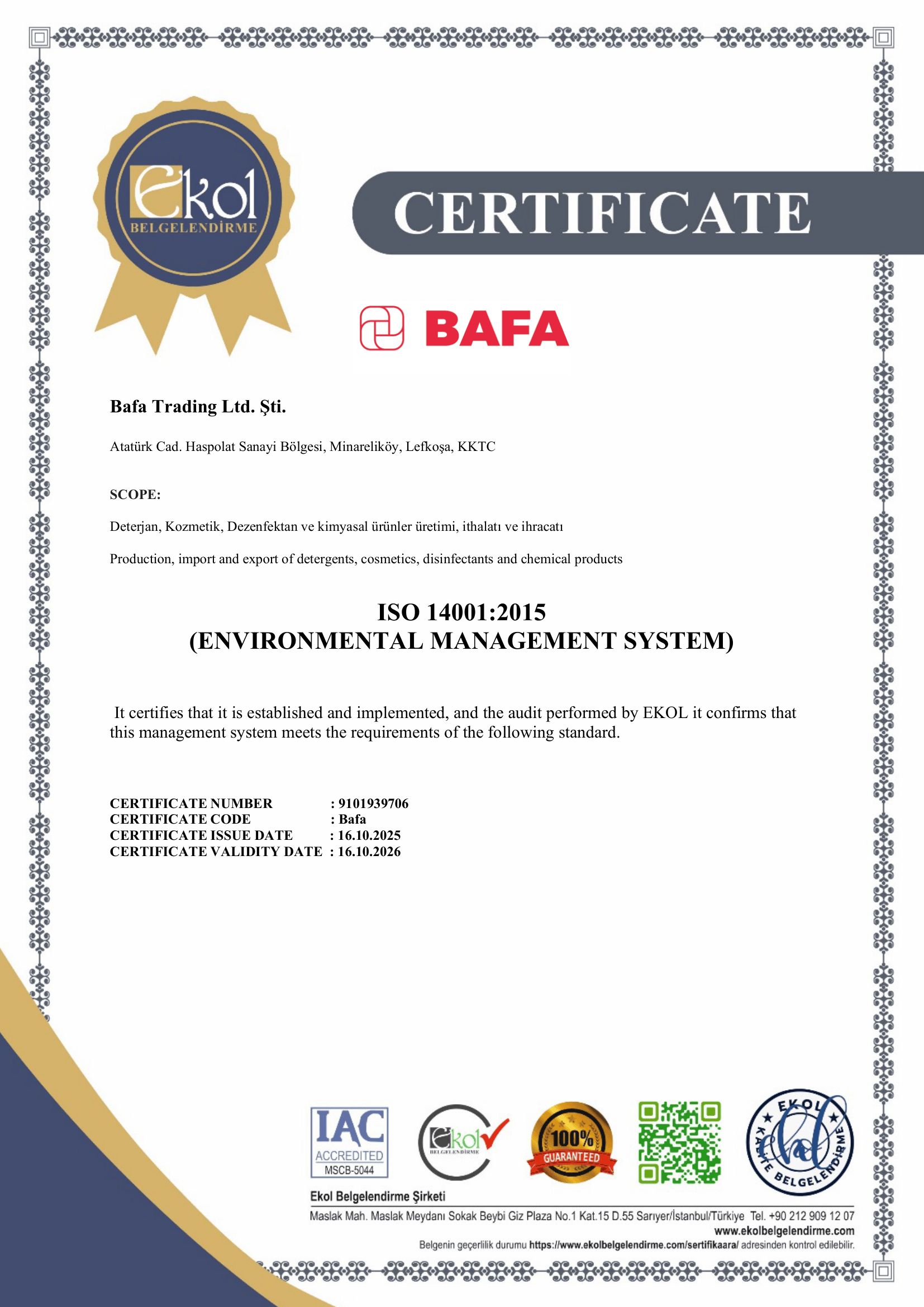 ISO 14001:2015