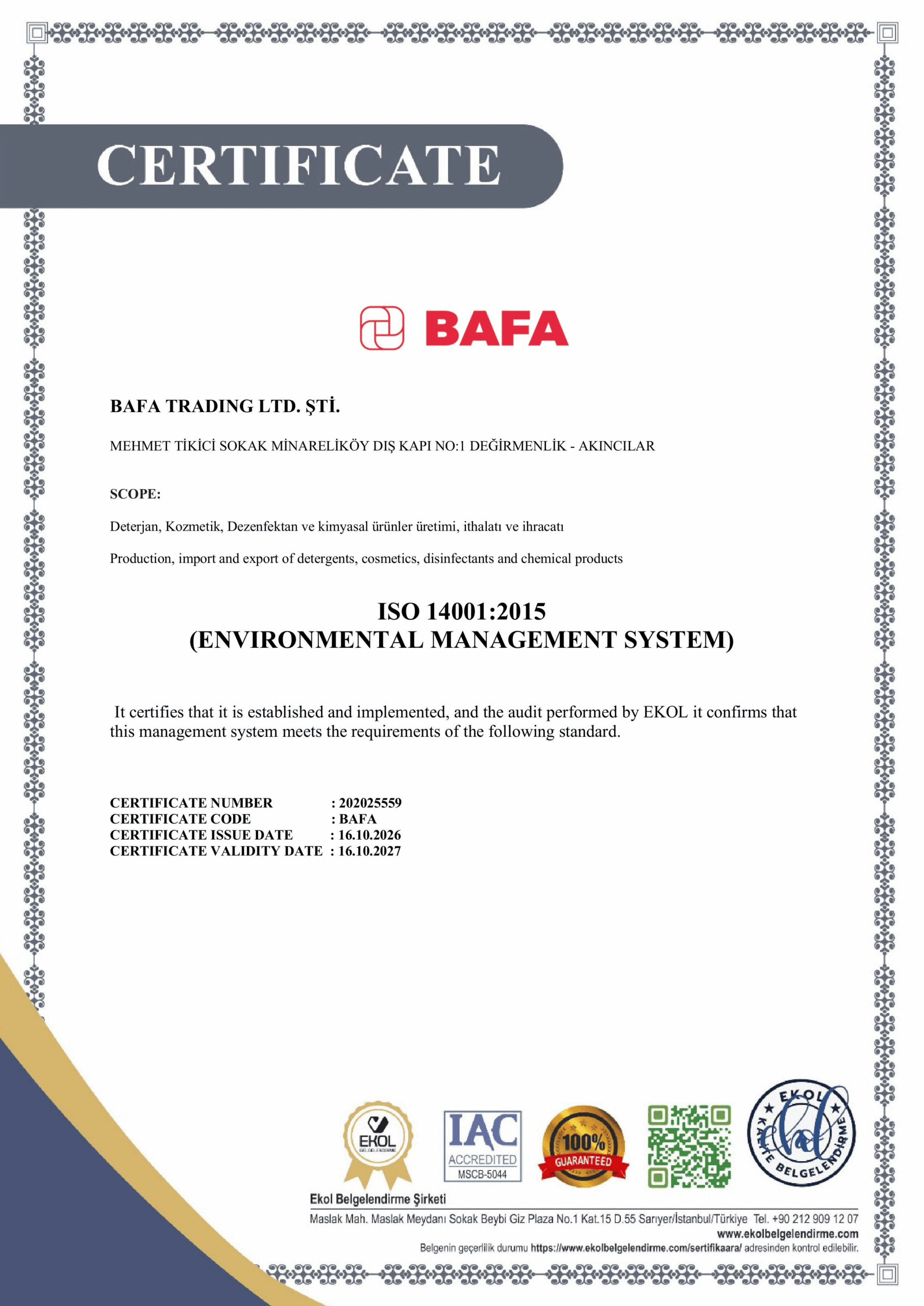 ISO 14001:2015